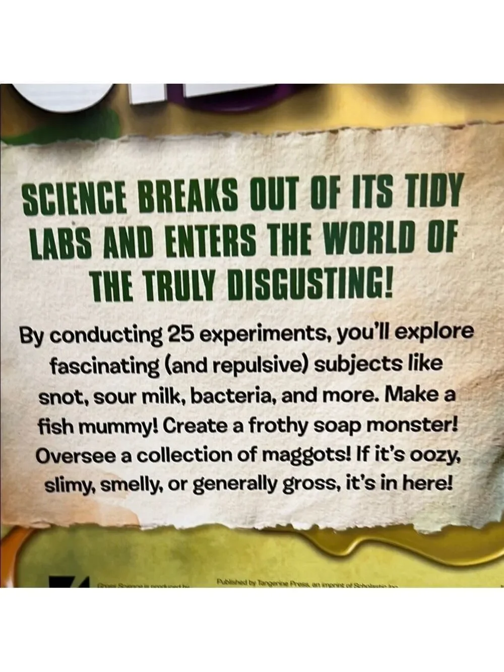 Gross Science Book by Scholastic